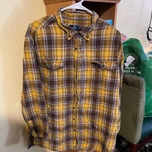Men’s Yellow Flannel